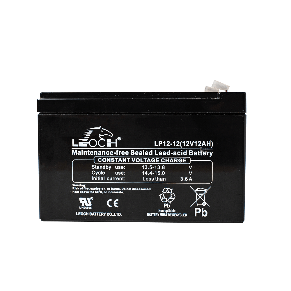 แบตเตอรี่แห้ง LEOCH LP12-12 (12V 12AH) สำหรับเครื่องสำรองไฟฟ้า UPS